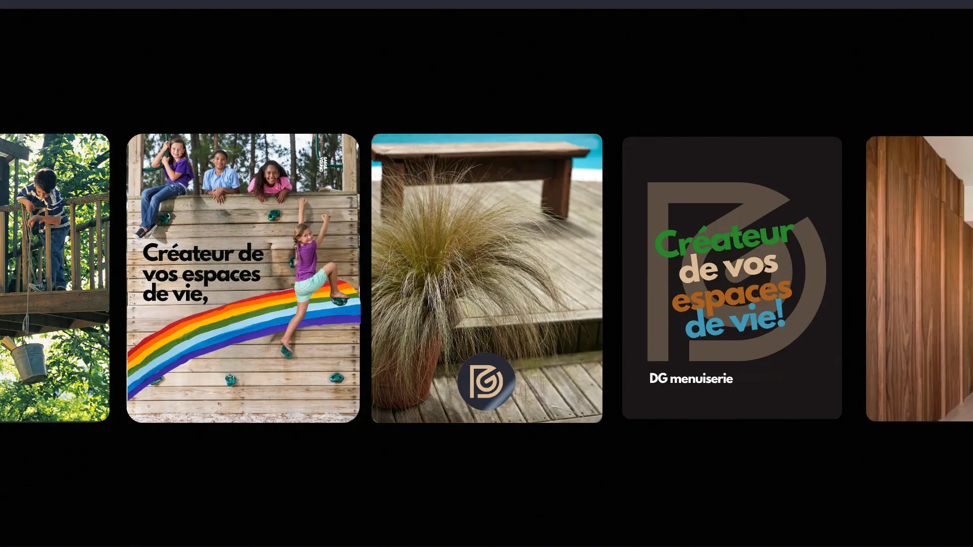 Realisation DG Menuiserie par SAY, agence de communication La Reunion